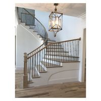 Escalier incurvé de luxe Ace, design d'escalier incurvé circulaire, escalier incurvé en acier