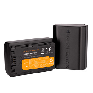 Batería de Cámara Recargable de Iones de Litio K&F Concept de 2280 mAh NP-FZ100 para <span class=keywords><strong>Sony</strong></span> A7iii A7Riii A9 A6600 A7R <span class=keywords><strong>IV</strong></span> <span class=keywords><strong>Alpha</strong></span> A9 II - Product Image 1