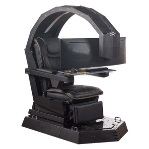 IW-R1 무중력 기대기 워크 스테이션 의자 IW IR GIMI COCKPIT VR 게임 장비, 작동 트리플 모니터 틸팅 Imperator - Product Image 1
