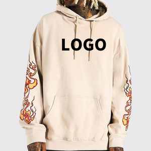 Nouveau Hoodie d'Hiver Long et Ample en Coton 100% avec Épaules Tombantes, Unisexe, Personnalisable avec Logo par Sublimation et Imprimé Dessin Animé, OEM - Product Image 1