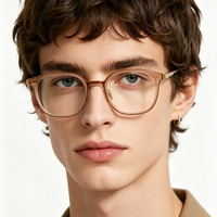 Lunettes tendance 2026 en acétate léger avec accents métalliques, montures optiques anti-lumière bleue