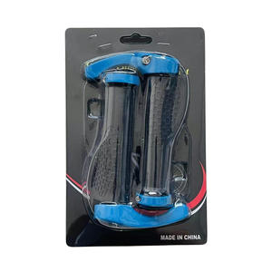 Poignées de guidon ergonomiques en caoutchouc, 25,4 mm, pour vélos de montagne, avec ensemble de poignées auxiliaires en alliage d'aluminium - Product Image 3