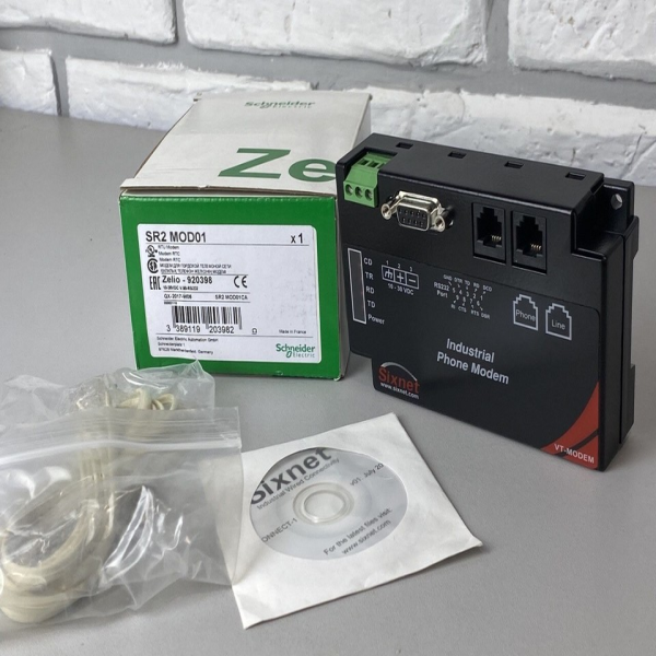 Plc Rtu Modem Interface Analog Pstn Sixnet Sr2 Mod01 Sr2mod01 Zelio 920398 for Warranty Product