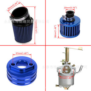 โคลแมน 70 ซีซี 4 จังหวะเครื่องยนต์ระบายความร้อนด้วยอากาศชุดคาร์บูเรเตอร์สำหรับรถจักรยานยนต์โกคาร์ทซ่อมพร้อมตัวกรองอากาศสีฟ้า - Product Image 4