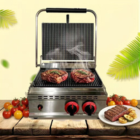 Grill et Plancha à Gaz Automatiques Professionnels Robustes pour Restaurants et Hôtels