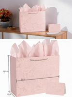 Ruban d'impression numérique de sacs à provisions réutilisables en papier couché écologique personnalisé luxueux pour le transport d'emballages cadeaux