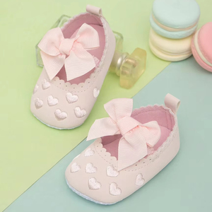 Nouvelles Chaussures de Princesse Confortables à Nœud pour Bébé, Antidérapantes, pour l'Intérieur - Product Image 4