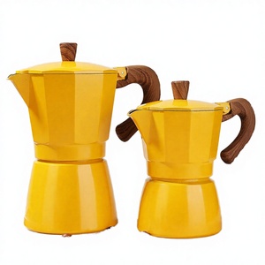 เครื่องชงกาแฟเอสเพรสโซแบบพกพาสไตล์อิตาเลียนคลาสสิก ขายส่ง ปรับแต่งโลโก้และบรรจุภัณฑ์ได้ ฝาอะลูมิเนียม ใช้กับเตาแก๊ส โมก้าพอท - Product Image 4