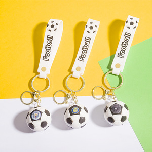 Llavero de Fútbol de Goma QY, Llavero 3D de Fútbol, Colgante de PVC para Mochila, Regalo Promocional - Product Image 5