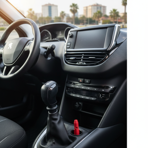 Deluxe Sport Black Window Cover for Peugeot 208 Car Gear <b>Shift</b> <b>Knob</b> Made in TR - Product Image 3