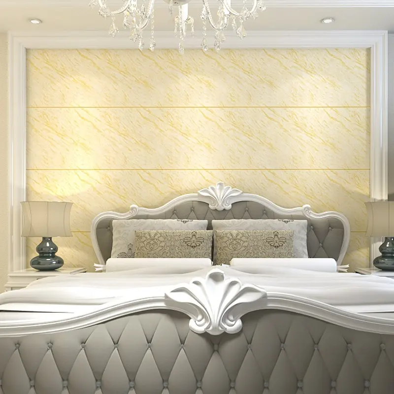 Modern Marble Tile Wallpaper Simple 3d Video Wall Bedroom Living Room Tv Background Wall Paper