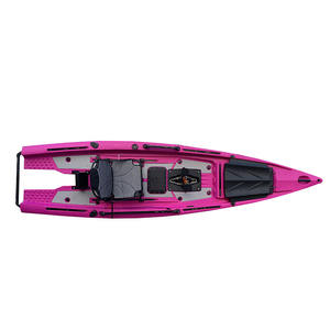 Nouveau design Kayak à <span class=keywords><strong>moteur</strong></span> électrique à pédale unique, canoë <span class=keywords><strong>gonflable</strong></span> en PEBDL durable <span class=keywords><strong>pour</strong></span> la pêche, le surf et l'aviron. - Product Image 6