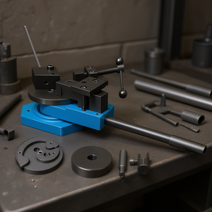 Cintreuse universelle pour tiges métalliques 30 x 8 mm, cintreuse à spirale pour tubes en métal et aluminium, poignée en acier de qualité industrielle - Product Image 2