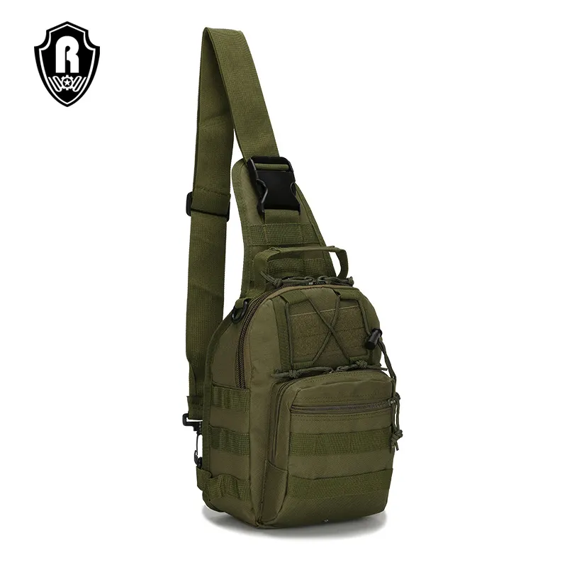 Bandoleras deportivas de camuflaje para hombre, bolsos de hombro deportivos, a prueba de agua