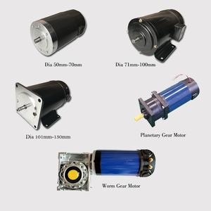 Moteur électrique à courant continu brossé étanche 250W 500W 1000W 24V 36V 48V 30Nm - Product Image 3