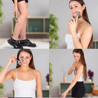 Masseur 3D à micro-courant, rouleau pour le visage et le corps, amincissant, raffermissant, améliorant la circulation sanguine, outil de soin de la santé, appareil de lifting du visage