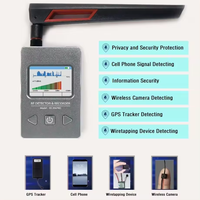 Détecteur de traqueurs GPS anti-espionnage DS996 Pro, mini-caméra cachée avec WiFi et détecteur de signaux de téléphonie cellulaire GSM 2G 3G 4G