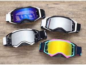 Lunettes de motocross anti-buée - Prêtes à l'emploi, ultra-légères, monture en TPU, lunettes de moto tout-terrain pour hommes - Product Image 5