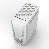 Caja RGB Gaming Pc Soporte de Torre completa Refrigeración por agua ATX Gabinete de computadora de escritorio