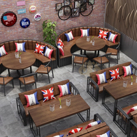 Vente en gros de meubles de restaurant modernes en bois de luxe, ensemble de tables et de chaises pour hôtel, café, supermarché, salon
