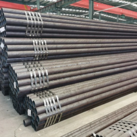 Tuyau en acier au carbone laminé à chaud sans soudure et soudé Astm API 5l Gr B A134 A106 A53 SCH 40 Noir MS