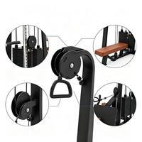 Machine de musculation commerciale personnalisable à 8 stations en acier inoxydable, multifonctionnelle pour la musculation et le renforcement du tronc abdominal