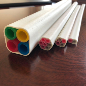 Paquete de microconductos de HDPE Enterrado directo de 4 vías para cable de fibra de soplado de aire Equipo de fibra óptica de silicio de baja fricción de larga distancia - Product Image 2