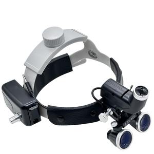 Lupa dental oral con soporte para la cabeza, 2.5x/3.5x, lupa médica con luz LED súper brillante - Product Image 1