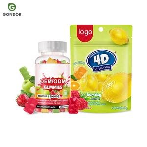 ลูกอมบิ๊กฮันนี่กัมมี่รสผลไม้ใหม่ สีฟ้าเปรี้ยว สำหรับงานปาร์ตี้วันวาเลนไทน์ ลูกอมรสเปรี้ยวแบบซอร์แพทต์ น้ำหนักต่อกิโลกรัม ลูกอมผลไม้จีนแบบขายส่ง - Product Image 1