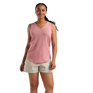 Débardeur Femme Sans Manches Décontracté Basique Léger Vêtement d'Été Personnalisable Logo Marque Privée Vente en Gros - Offre Spéciale - Product Image 1