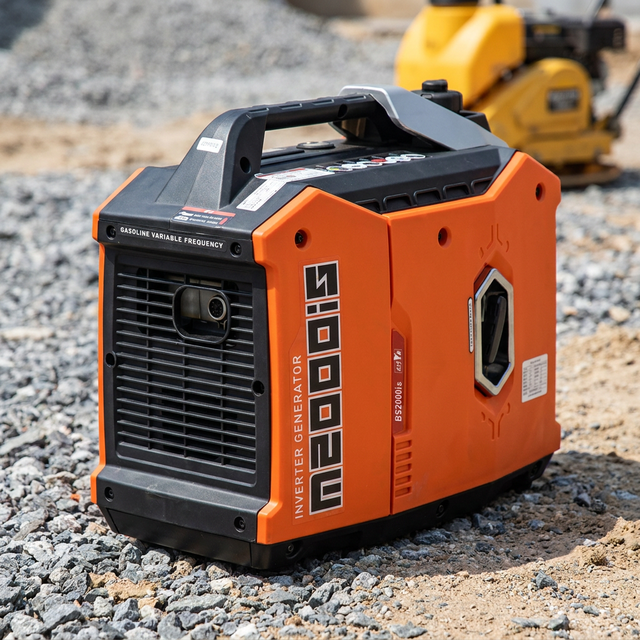 BISON(CHINA) Small 220V AC Portable Camping Outdoor 1800 2000 Watt Quiet 4-Stroke Air-Cooled Gasoline Manual Inverter Generator