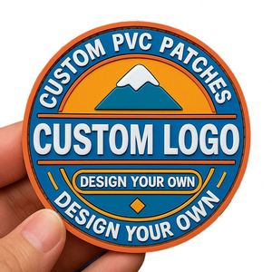 3D Rubber Heat Transfer Silicone Logo Patches Custom for T-Shirt Hoodie Sportswear & Casual Apparel Branding - Product Image 1