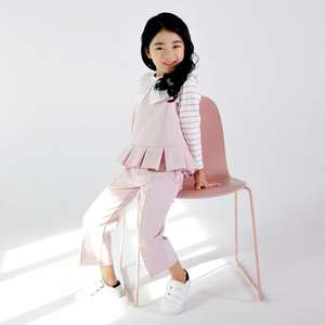 Ensemble de vêtements pour filles avec collier à volants, fabriqué en Chine - Product Image 5