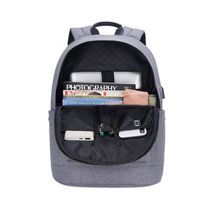 Custom School Simple <b>Backpack</b> Usb Waterproof Travel 15.6 Inch Laptop <b>Backpack</b> - Product Image 4