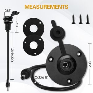 Kit de montage mural Starlink Mini en aluminium, adaptateur externe étanche, panneau de montage, câble DC 5.5*2.1mm <span class=keywords><strong>pour</strong></span> extérieur, camping-car, bateau, fourgonnette - Product Image 6