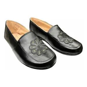Angelina 280 Women's Genuine Leather <b>Flats</b> Round <b>Toe</b> Slip-On Autumn Casual Shoes - Product Image 3