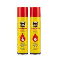 Recharge universelle de gaz butane pour briquet, compatible avec tous les allumeurs domestiques et les démarreurs de feu
