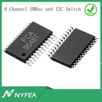 Fonction de réinitialisation FCA9548T, commutateurs de traduction bidirectionnels 1 sur 8, I2C/SMBus Master 1.65V-5.5V, remplace TCA9548APWR TSSOP-24