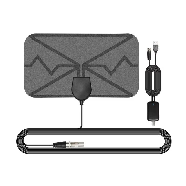 Indoor Amplified HD TV Antenna Up to 45 65 Mile Range Support 8K 4K 1080p VHF UHF Free View Television Local Channels