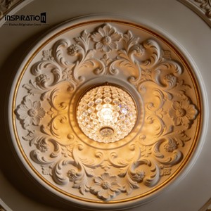 Rose de <span class=keywords><strong>plafond</strong></span> décorative GRG, qualité export, style europé<span class=keywords><strong>en</strong></span>, <span class=keywords><strong>en</strong></span> plâtre renforcé de fibre de verre, <span class=keywords><strong>pour</strong></span> <span class=keywords><strong>chambre</strong></span> et salle à manger - Product Image 6
