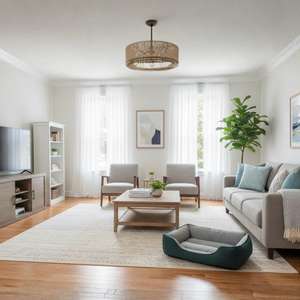 Cuccia per Animali Yommy in Tessuto Oxford Impermeabile con Base Antiscivolo, Velluto Morbido Grigio, Taglia Media - Product Image 3