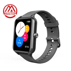 Maxtop Super Big Screen Smartwatch Breathe Training Multiple Sports Modes Smart Watches With Bluetooth Calling