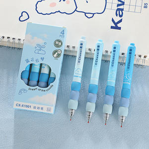 Cartoon Soft EVA Grip 0.5mm Gel <b>Pens</b> Student Stationery <b>Pen</b> Student Supplies Carbon Black Click Gel Ink <b>Pen</b> - Product Image 2