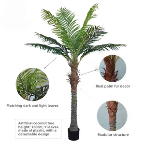 Cây dừa nhân tạo mini-Cọ nhựa cho cửa hàng thương mại trong nhà trang trí | nhà máy bán trực tiếp cây nhân tạo - Product Image 5