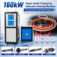 Machine de chauffage par induction IGBT à économie d'énergie 160 KW 380V pour forgeage, durcissement, recuit, fusion et trempage