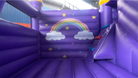 Château gonflable extérieur commercial, combo de château gonflable pour enfants