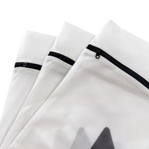 Bolsa de lavandería de alta calidad personalizada al por mayor bolsa de lavandería de malla fácil de llevar - Product Image 3