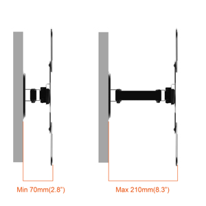 Charmount chuyển động đầy đủ TV Wall <span class=keywords><strong>Mount</strong></span> chủ <span class=keywords><strong>cantilever</strong></span> xoay nghiêng TV núi cho Max Vesa 400x400 mét cài đặt dễ dàng 26 ''55'' <span class=keywords><strong>LCD</strong></span> TV - Product Image 4