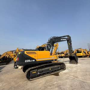 Excavadora de orugas Hyundai 220LC-9S de segunda mano con motor diésel de buena calidad, origen coreano, 22TON, capacidad de cubo de 1m a la venta - Product Image 3