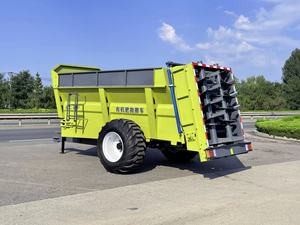 China Yulin Irrigación Equipo de tratamiento de ganado Camión esparcidor de estiércol seco en venta PTO Granja agrícola patio esparcimiento - Product Image 3